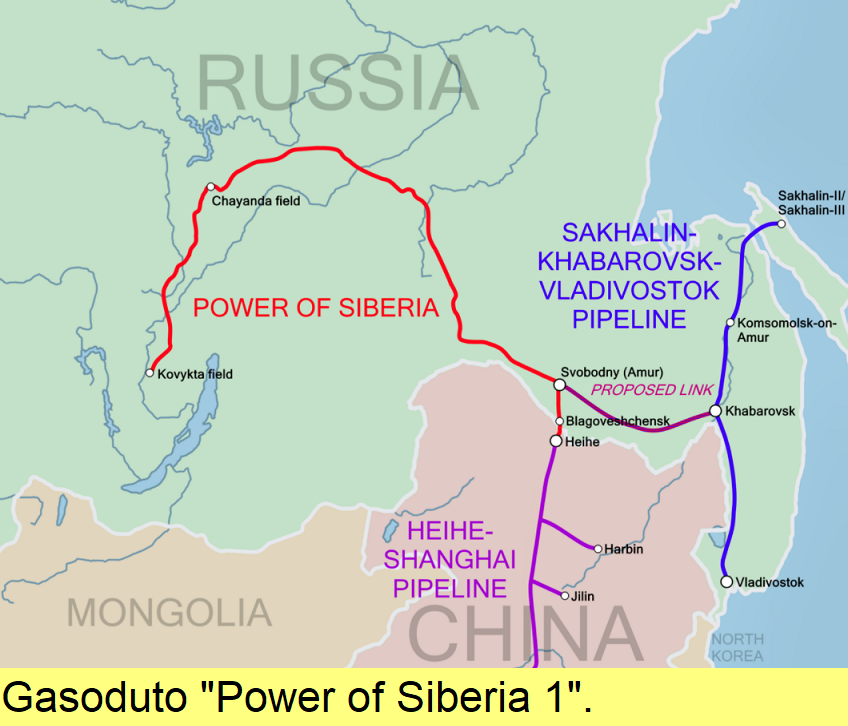 Gasoduto Power of Siberia 1.