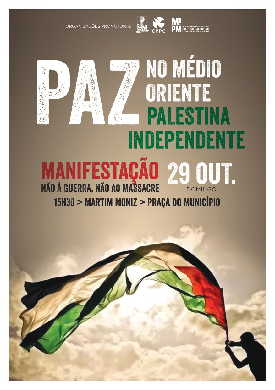 Manifestação em Lisboa, 29/Out/23