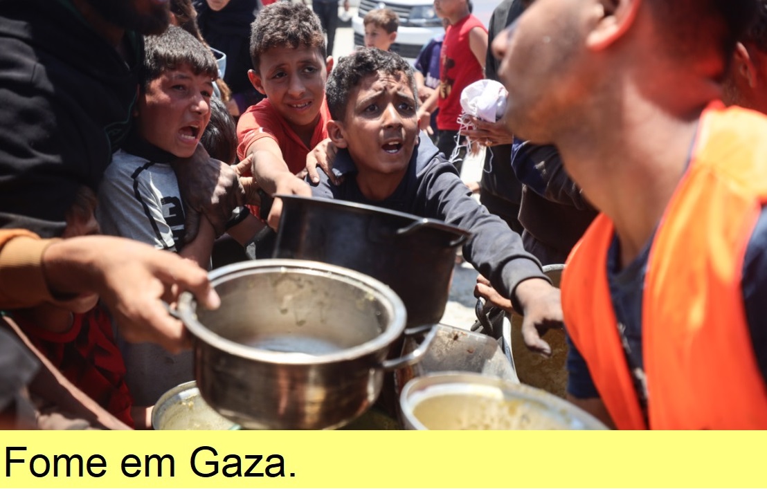 Fome em Gaza.