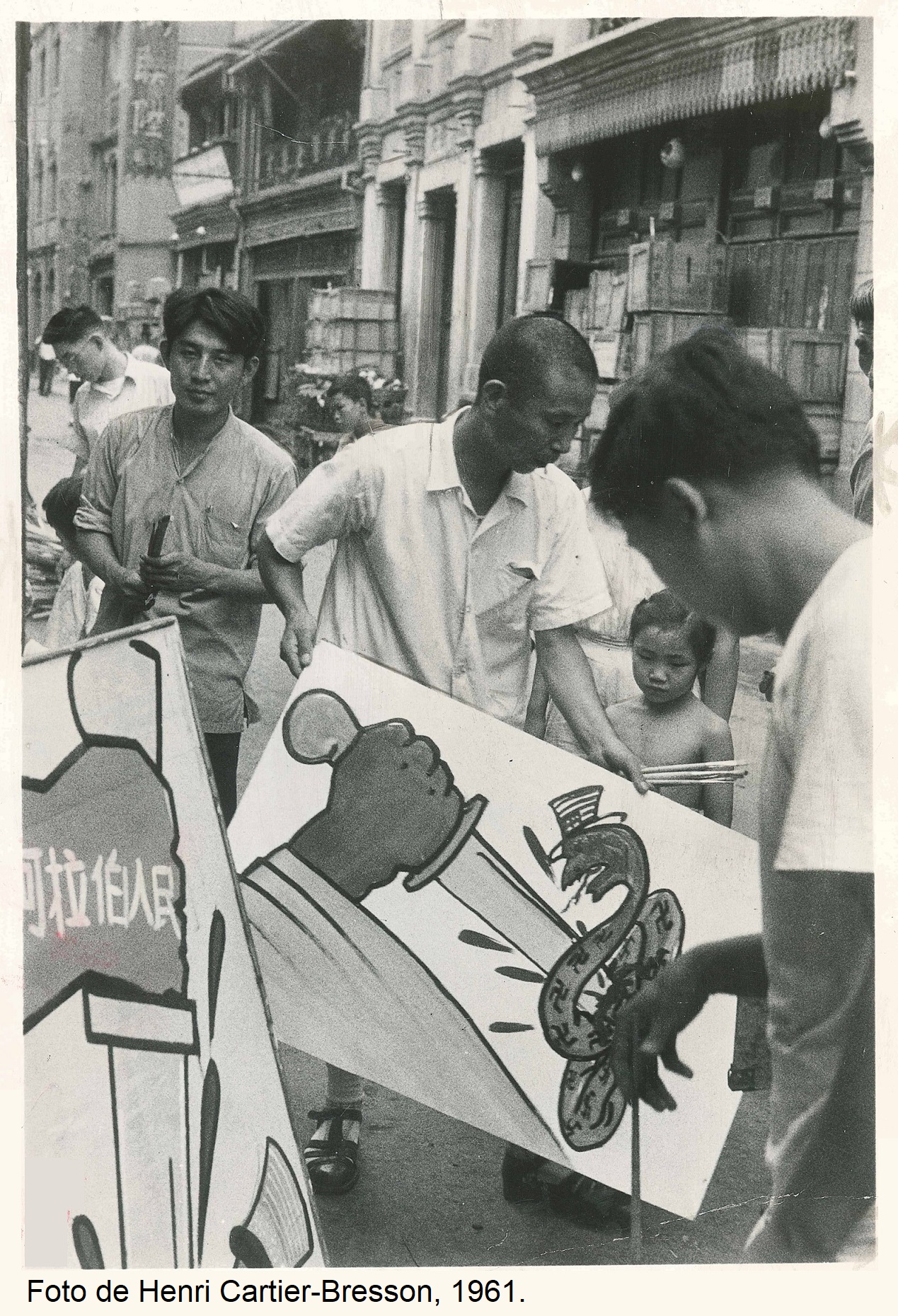 Foto de Henri Catier-Bresson, 1961.