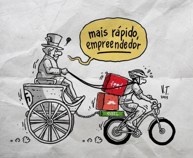 Empreeendedorismo, cartoon, autor desconhecido.