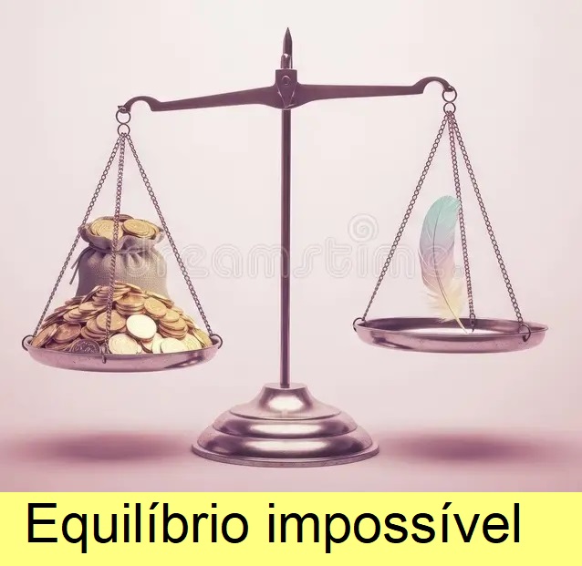 Equilíbrio imposível.