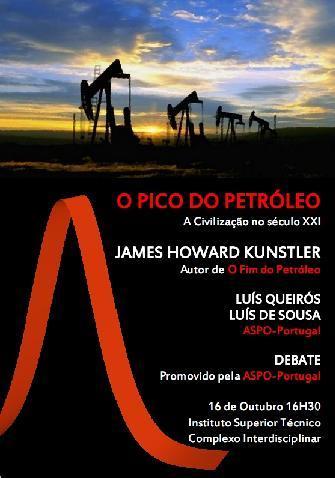 16 de Outubro, confer�ncia de Kunstler em Lisboa.