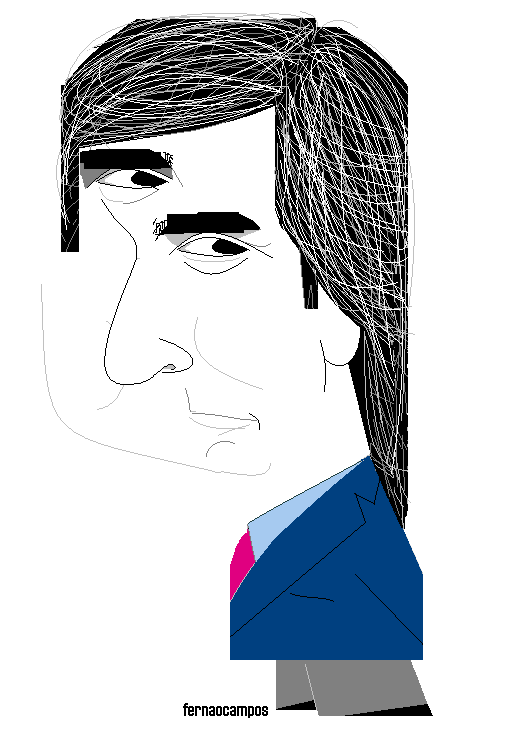 Nuno Melo, ministro da Defesa. Cartoon de Fernão Campos