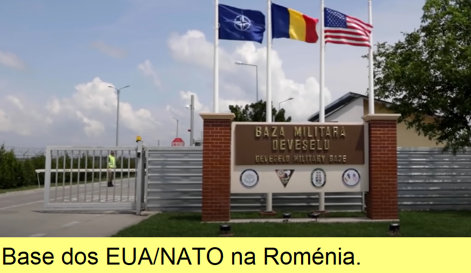 Base dos EUA/NATO na Roménia.