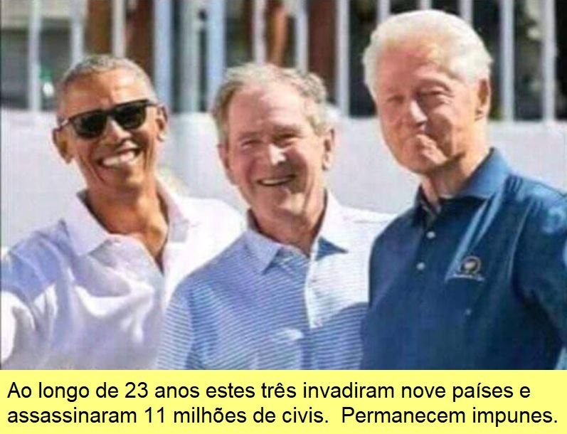 Obama, Bush, Clinton.