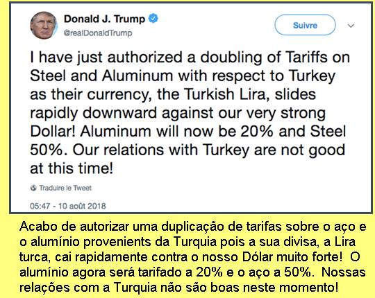 Tweet de Trump.
