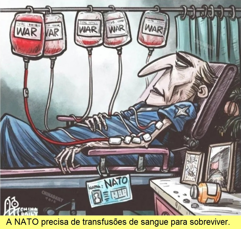 A NATO precisa transfusões de sangue para sobreviver.