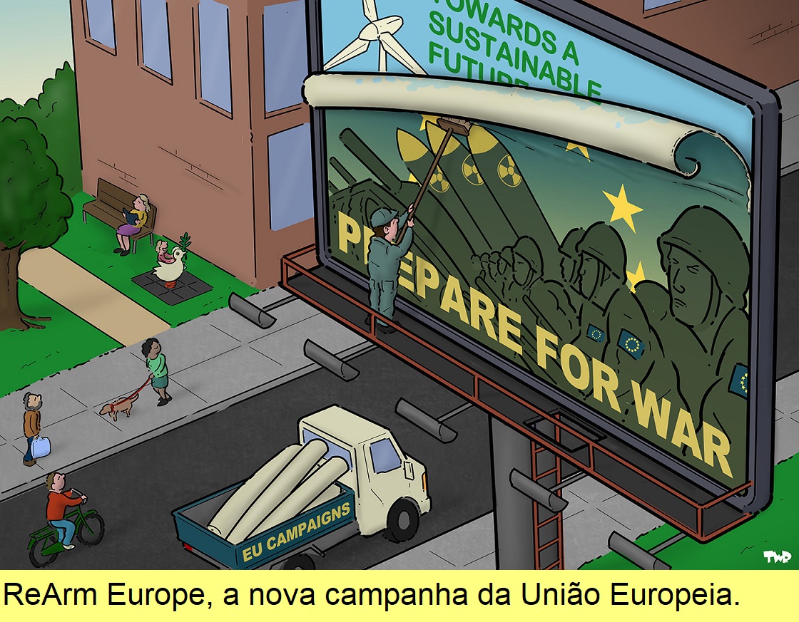 ReArm Europe, cartoon de Tjeerd.