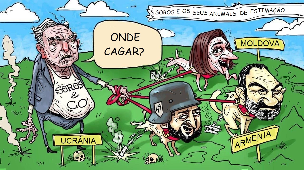 Soros e seu animais de estimação.