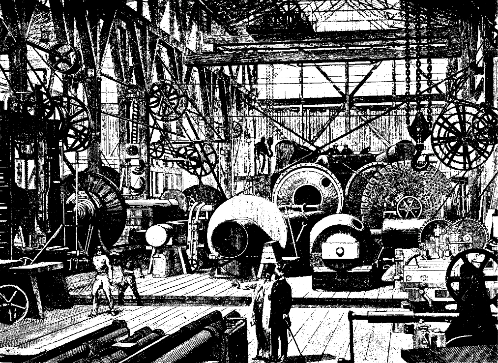 Fábrica do século XIX.