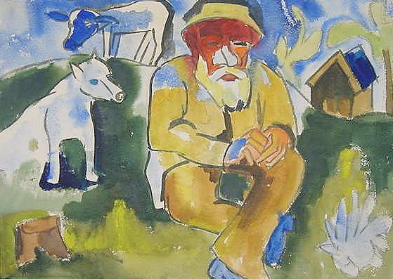 'O Vaqueiro', de Karl Schmidt-Rottluff, 1925.