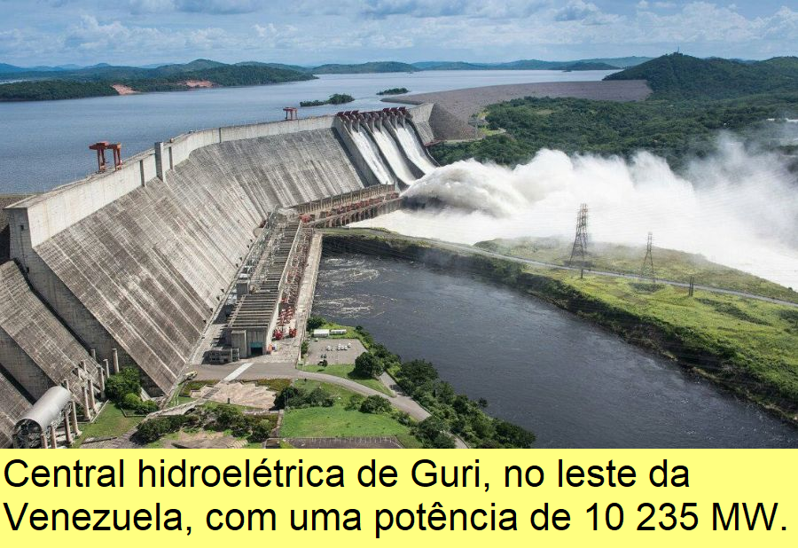 Central hidroelétrica de Guri.