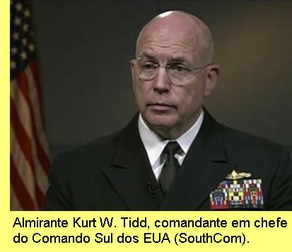 Kurt W. Tidd, comandante do SouthCom dos EUA